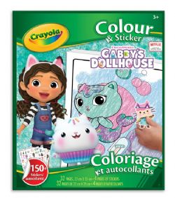 CRAYOLA - COLORIAGE ET AUTOCOLLANTS GABBY